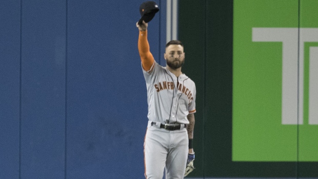 Joe Panik to injured list; Blue Jays recall Rowdy Tellez