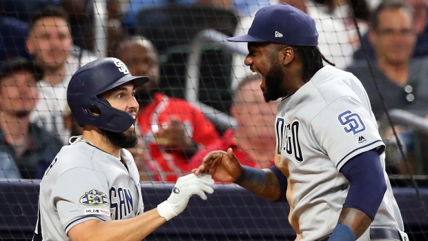 Padres fan favorite Franmil Reyes making himself a new home in