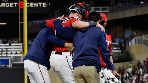 Kole Calhoun launches game winning homer over Twins