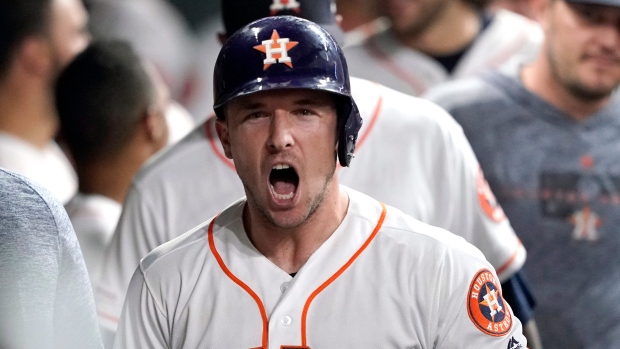 Javier goes 6 strong, Bregman homers as Astros down A's 6-3