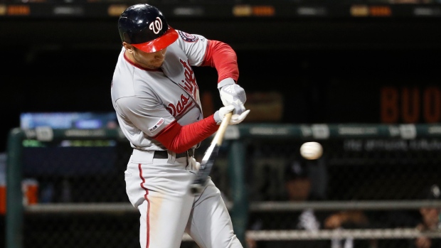 Watch: A Ronald Acuña Jr. double gives the Braves a 3-0 lead