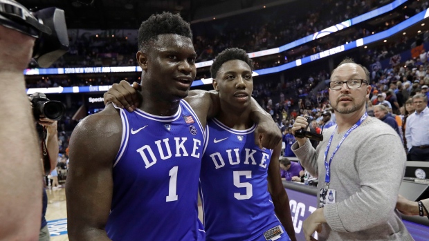 Duke freshmen Williamson, Barrett top AP All-America team