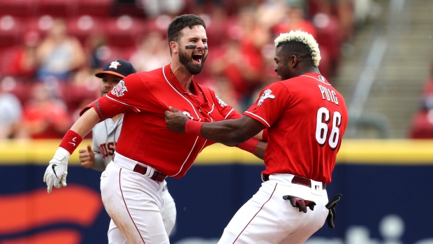 MLB: Reds rally in the ninth for rare sweep of Astros