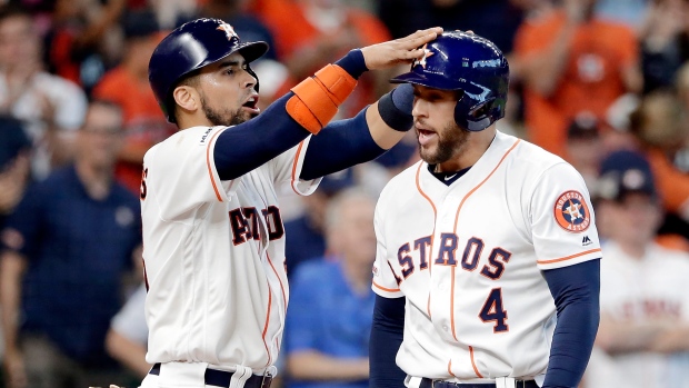 Robinson Chirinos and George Springer