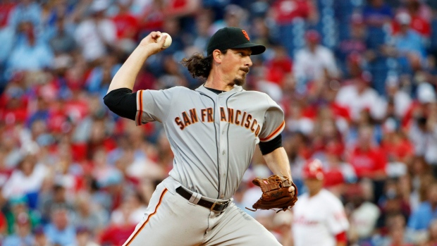 Giants pitcher Jeff Samardzija injured