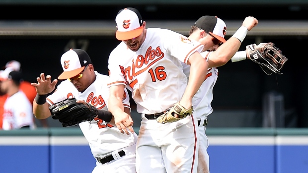 Baltimore Orioles celebrate