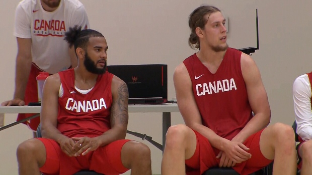 Corey Joseph and Kelly Olynyk