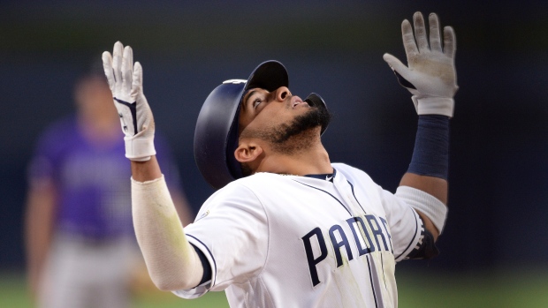 Tatis tying HR in 9th, Myers HR in 12th, Padres beat Astros