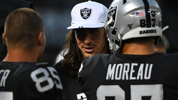 Oakland Raiders' Luke Willson finally gets to play another game in Canada 