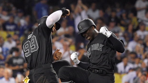 Didi Gregorius and Aaron Judge