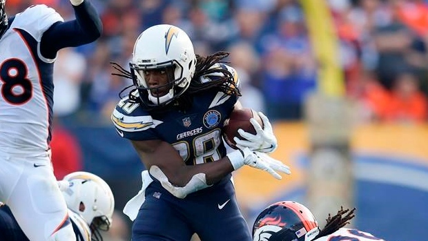 Chargers report: Melvin Gordon not healthy enough to face Chiefs, leaving  rookie Justin Jackson as No. 1 back - Los Angeles Times