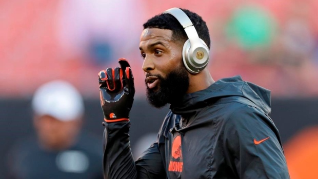 Odell Beckham Jr.'s Beard Game Remains Strong Even When Injured