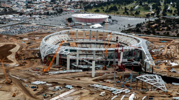 An empty SoFi Stadium hosts first LA Rams game, and a resurgent