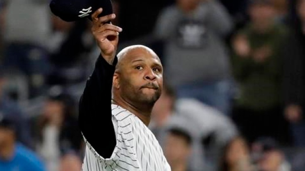 CC Sabathia sheds tears as family reads tributes