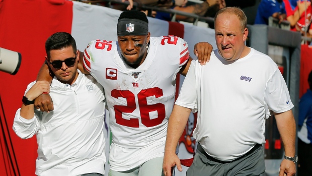 Saquon Barkley injury update: MRI on ankle for NY Giants running back