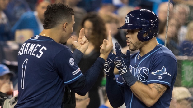 Willy Adames -- Tampa Bay Rays vs. Toronto Blue Jays 06/11/18