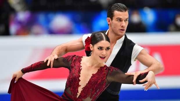 Canadians Laurence Fournier-Beaudry, Nikolaj Sorensen win ice dance at