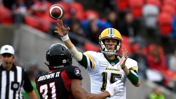 Edmonton Eskimos topple Ottawa Redblacks to snap four-game losing streak 