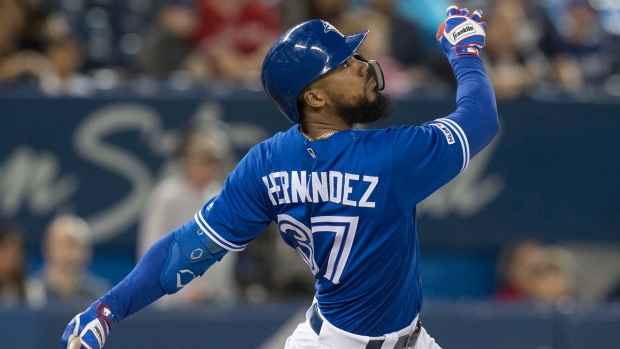 Report: Blue Jays, Marlins discussed Teoscar Hernandez trade