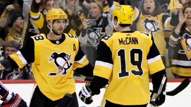 Jared Mccann Second Period Burst Leads Pittsburgh Penguins Past Columbus Blue Jackets Tsn Ca