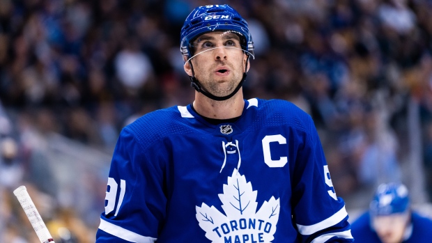 Ice Chips: Toronto Maple Leafs forward John Tavares practises on