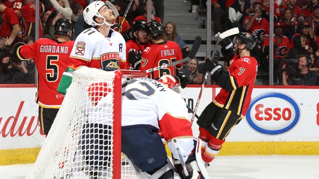 Calgary Flames celebrate