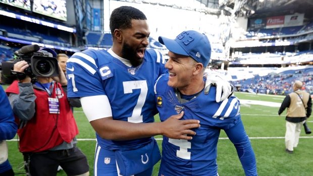 Jacoby Brissett Adam Vinatieri