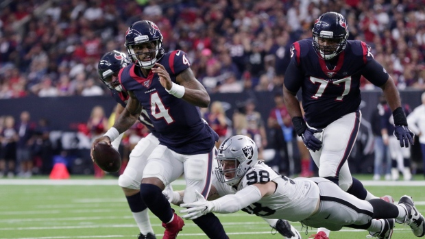 Deshaun Watson throws three TD passes to lead the Houston Texans