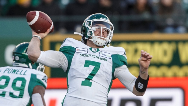 Ailing Alouettes QB Cody Fajardo not starting vs. Roughriders