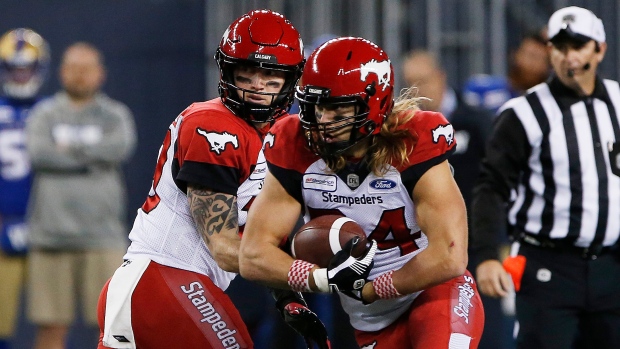 Calgary Stampeders look to get ground game going for playoffs 