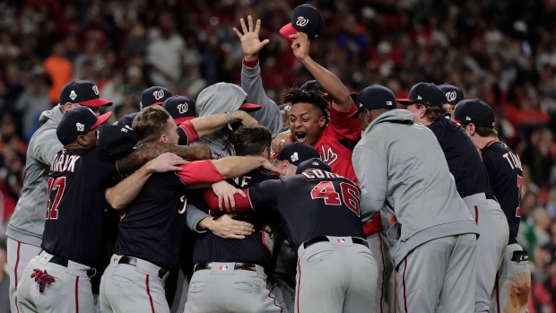 Washington Nationals celebrate World Series