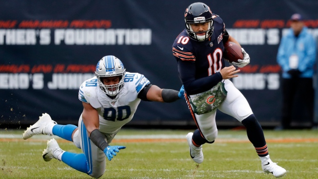 Stafford sits as Lions lose 20-13 to Bears