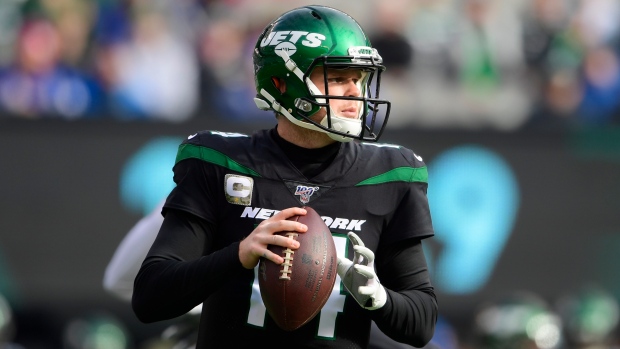 New York Jets QB Sam Darnold will not practice Thursday; Breshad Perriman  limited