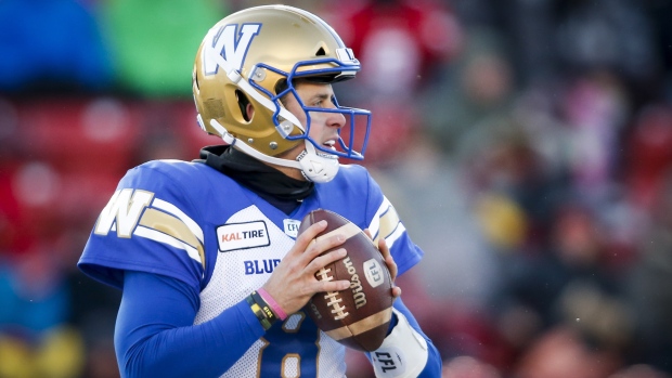 Facing former team in West Division final gives Bombers QB Zach