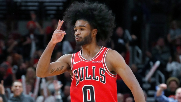 chicago bulls coby white shirt