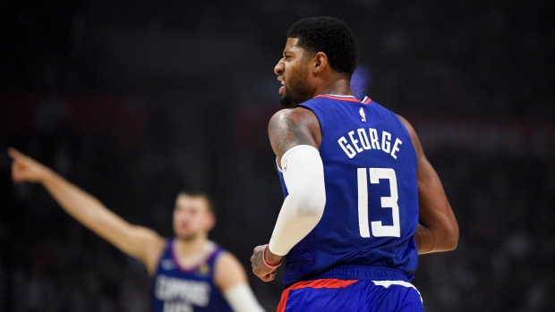 Paul George Los Angeles Clippers Score 150 Points In Victory Tsn Ca