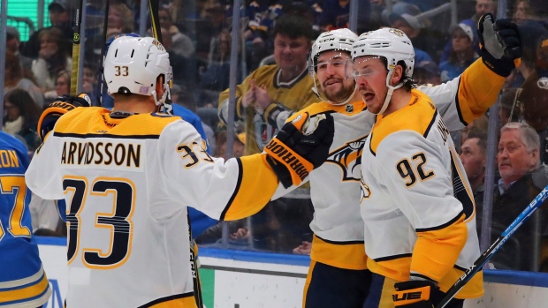 Nashville Predators celebrate