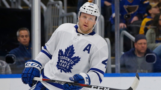 Maple Leafs' Sandin forced to remain patient amid lack of