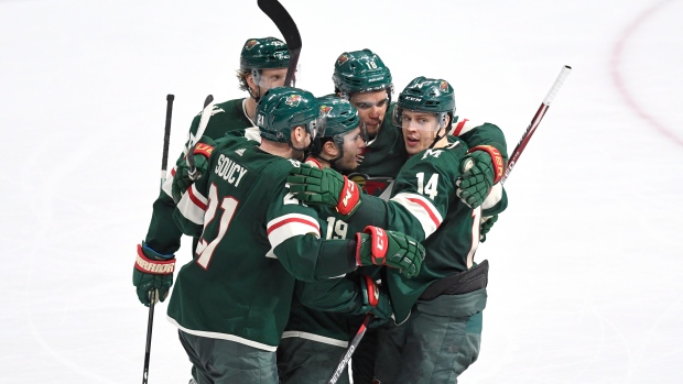 Minnesota Wild celebrate 