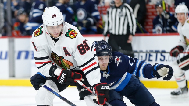 Patrick Kane's four points leads Chicago Blackhawks over Winnipeg Jets ...