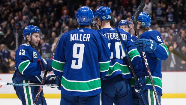 Vancouver Canucks celebrate