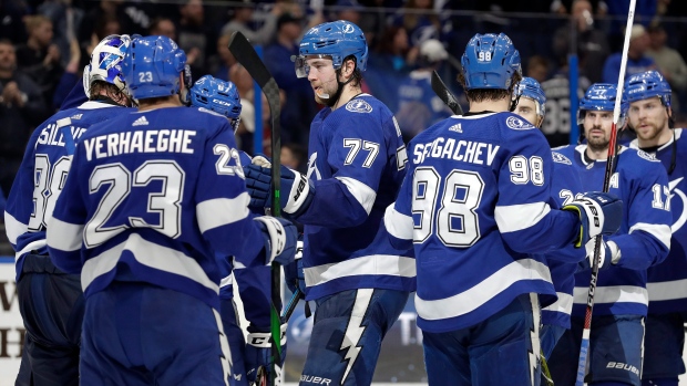 Tampa Bay Lightning celebrate