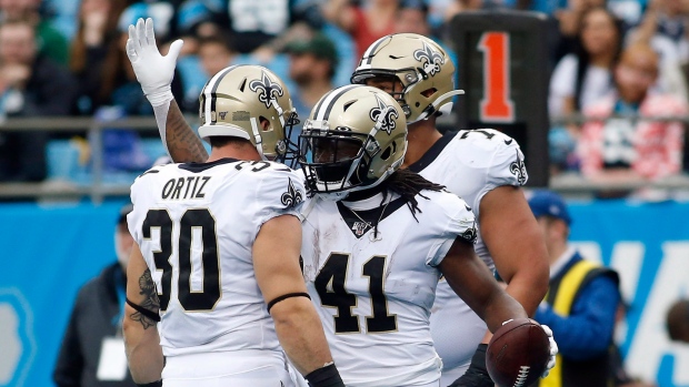 Saints take care of Panthers, 42-10