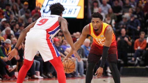 Donovan Mitchell Scores 23 As Surging Utah Jazz Beat Detroit Pistons Tsn Ca