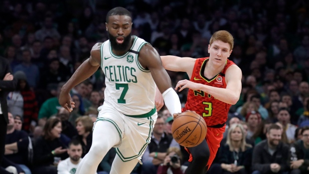 Boston Celtics survive 18-point deficit in first, beat Atlanta Hawks ...