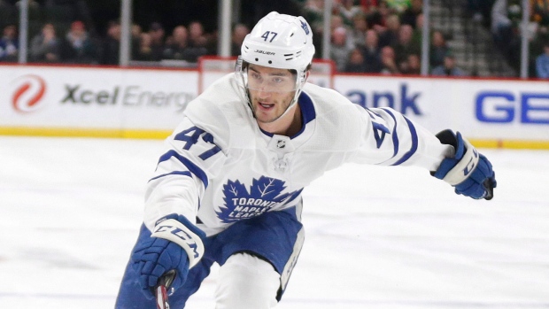 Maple Leafs' Pierre Engvall Learning From Keefe, Kapanen and Spezza