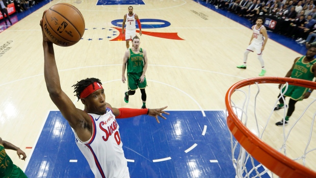 Philadelphia 76ers Rally To Beat Boston Celtics Without