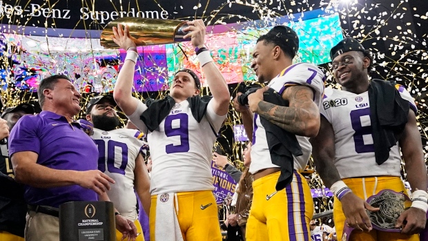 LSU celebrates