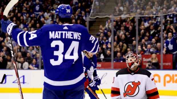 Auston Matthews scores another hat trick as Toronto Maple Leafs