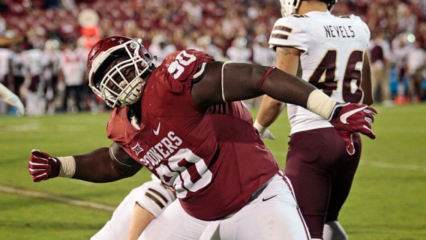 Football player Neville Gallimore picks University of Oklahoma